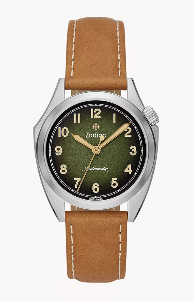 Field Olympos Automatic Leather Watch