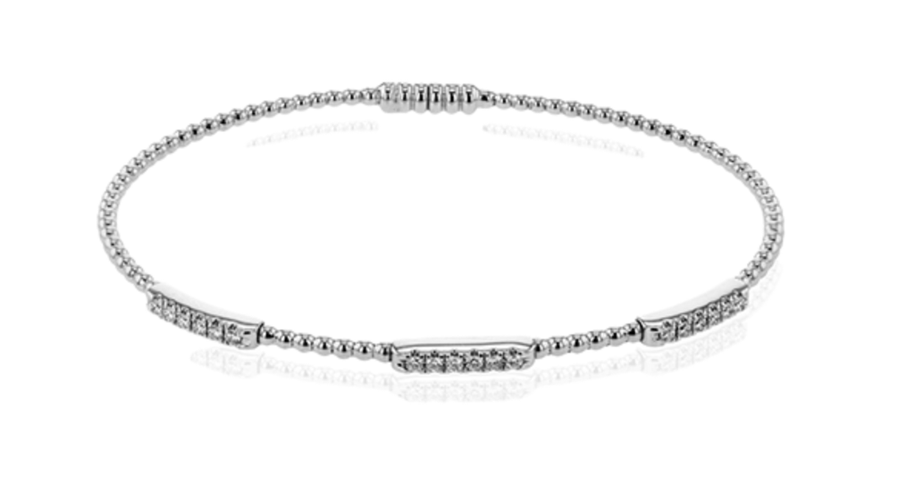 WG Bangle Bracelet 0.23Ct