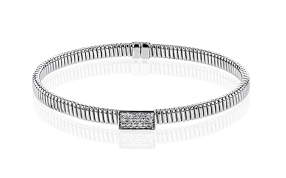 Textured Bangle 0.23Ct