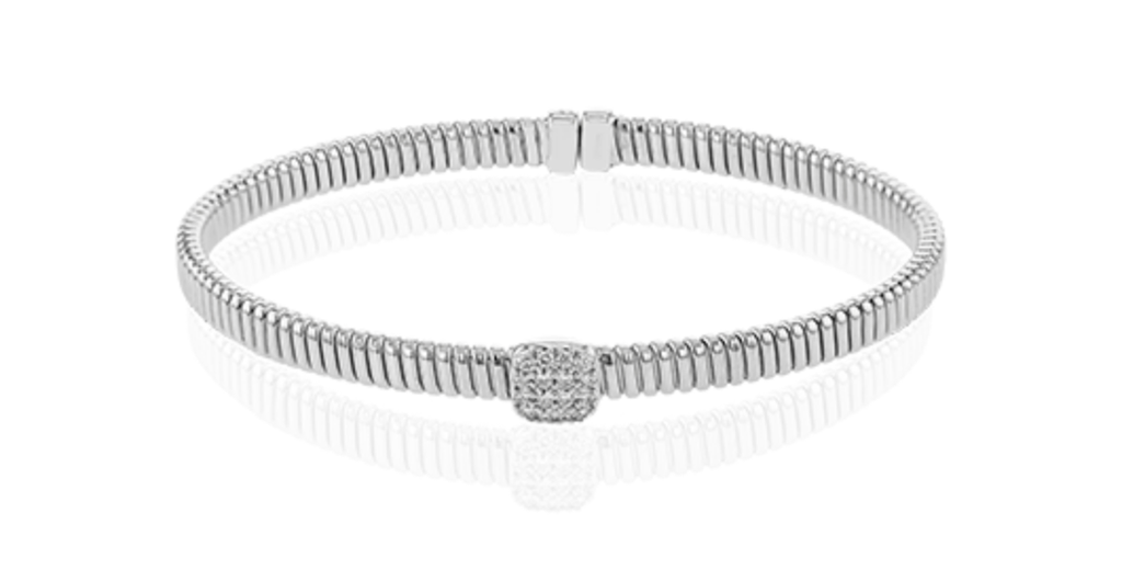Textured Bangle Bracelets 0.19Ct