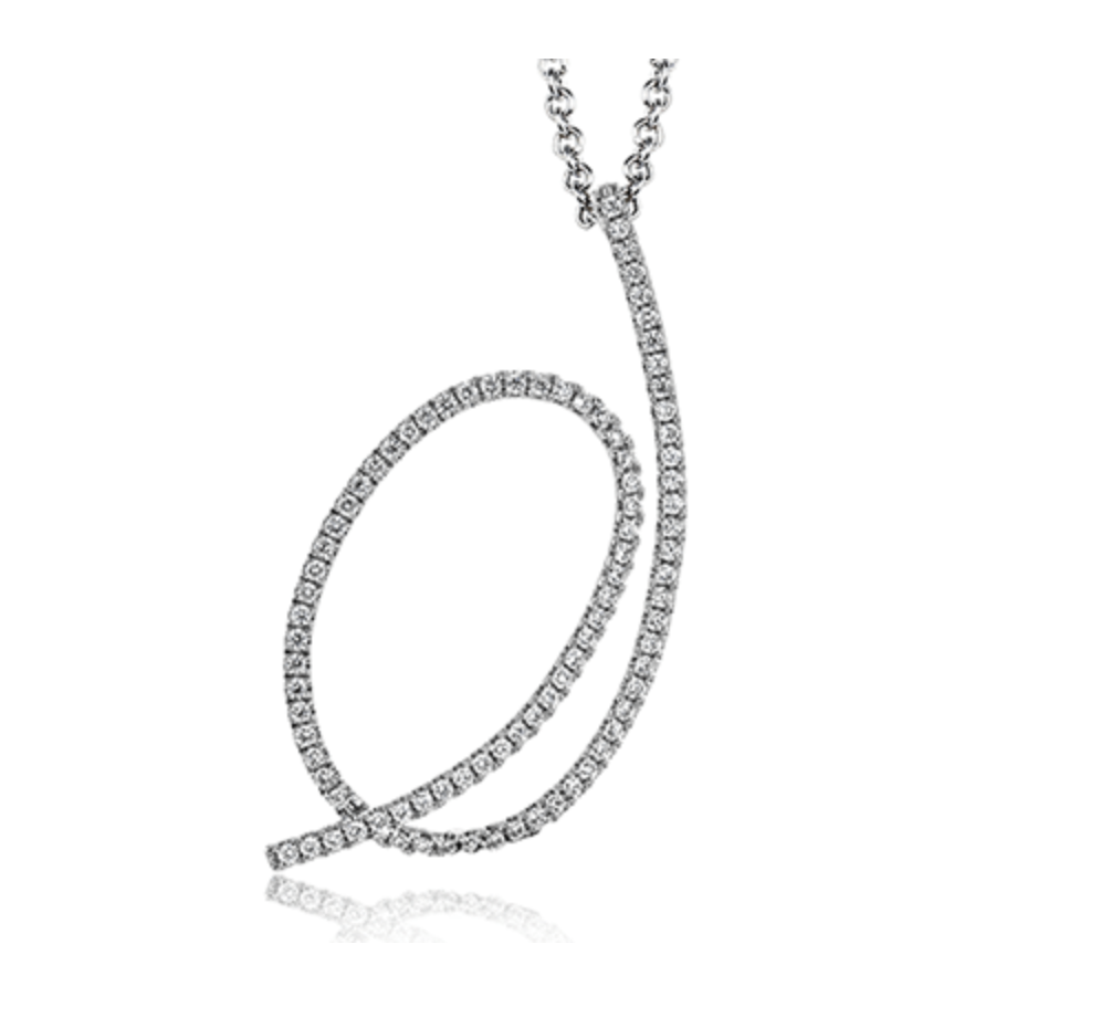 Abstract Pendant 0.29Ct