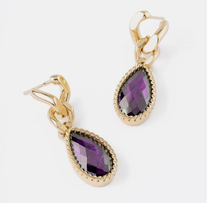 ORECCHINI IN BRONZO E PIETRE