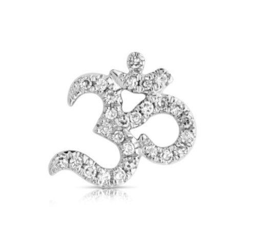 INNER PEACE OHM DIAMOND CHARM