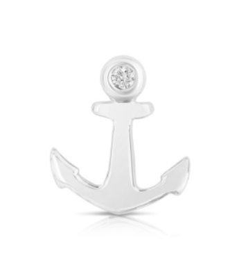 GROUNDED ANCHOR DIAMOND CHARM