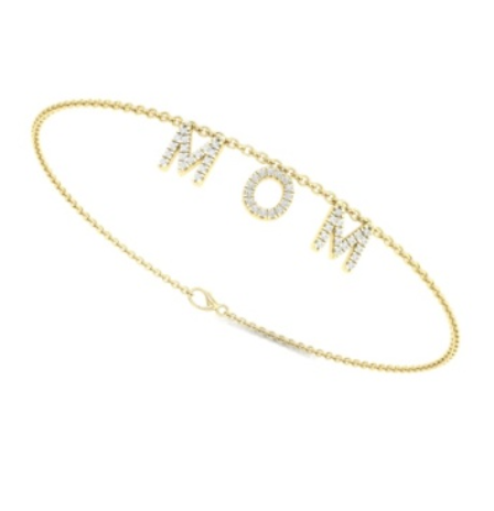 MOM DIAMOND ACCENT BRACELET 7.5'