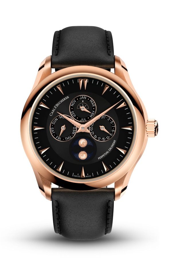 Manero Peripheral Perpetual Calendar in Rose Gold