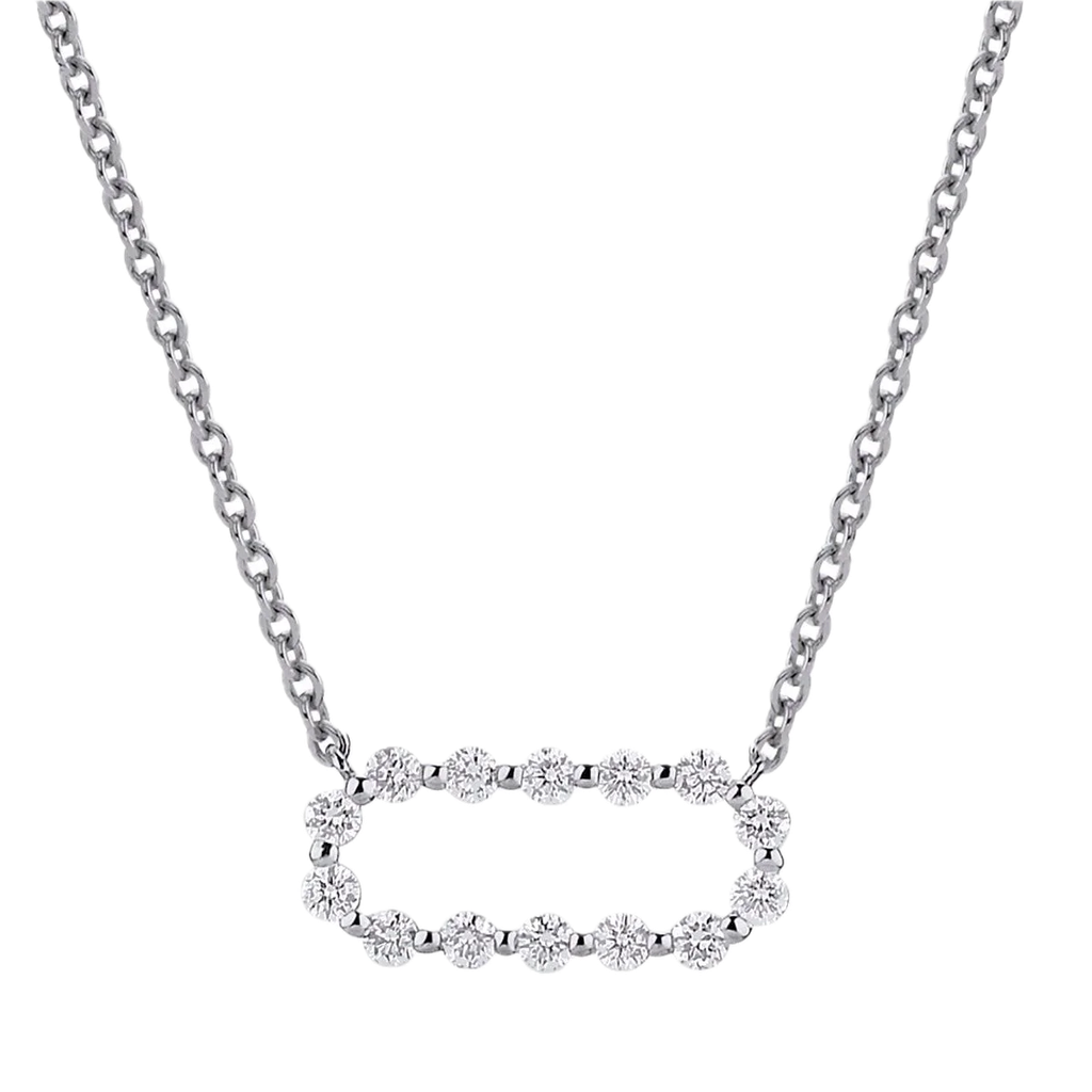 Gold and Diamond Singleton Necklace