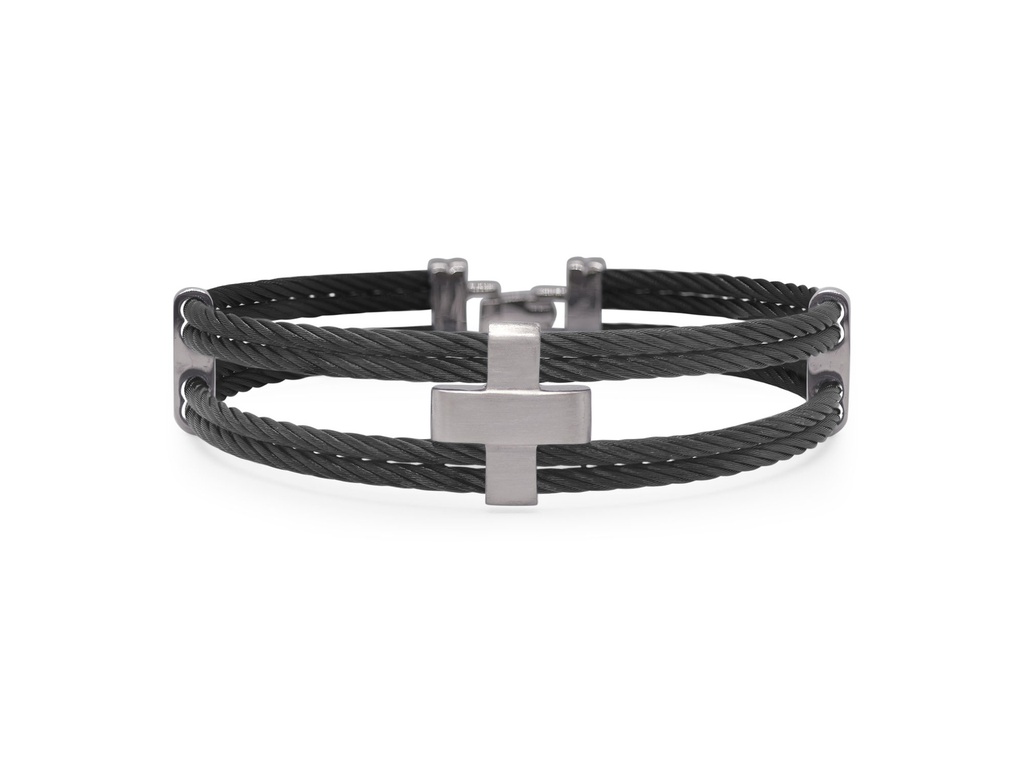 Cable Cross Bracelet
