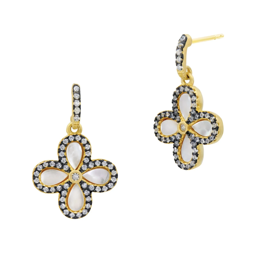 Blossoming Brilliance Drop Earrings