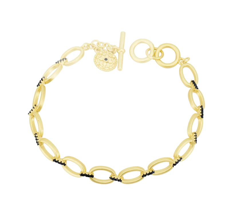 Industrial Finish Cage Soft Link Bracelet