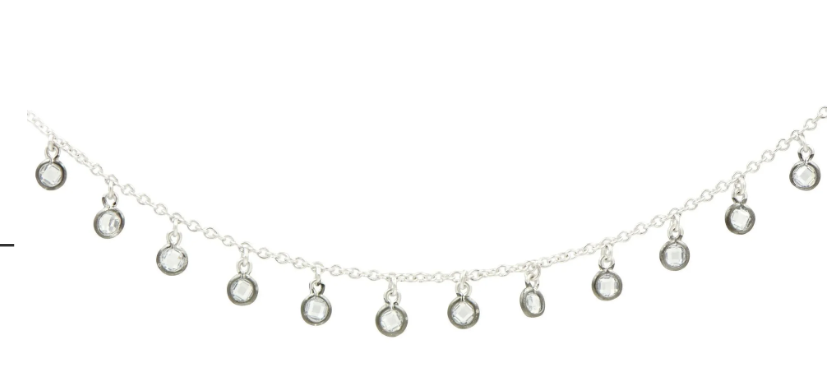 My Daughters Keep Stealing This Bezel Drop Necklace