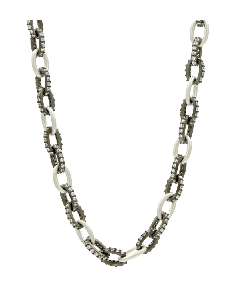 Alternating Chain Link Necklace