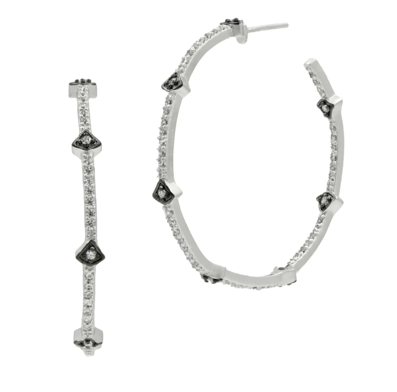 Best Selling Pavé Arrow Hoop Earrings