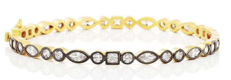 Signature Mixed Shape Bangle