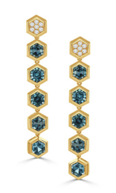 London Blue Drop Earrings