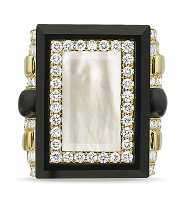 Gatsby MOP and Onyx Ring