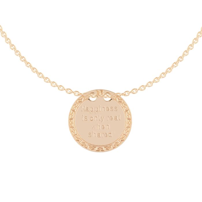 Happiness Is Only Real When Shared Necklace