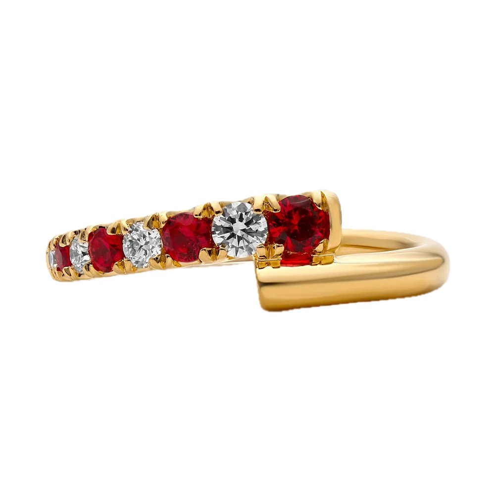 Coil Ruby Ring