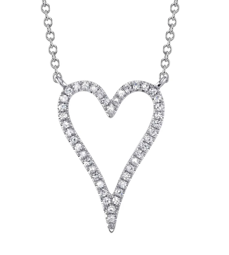 Open Heart Necklace