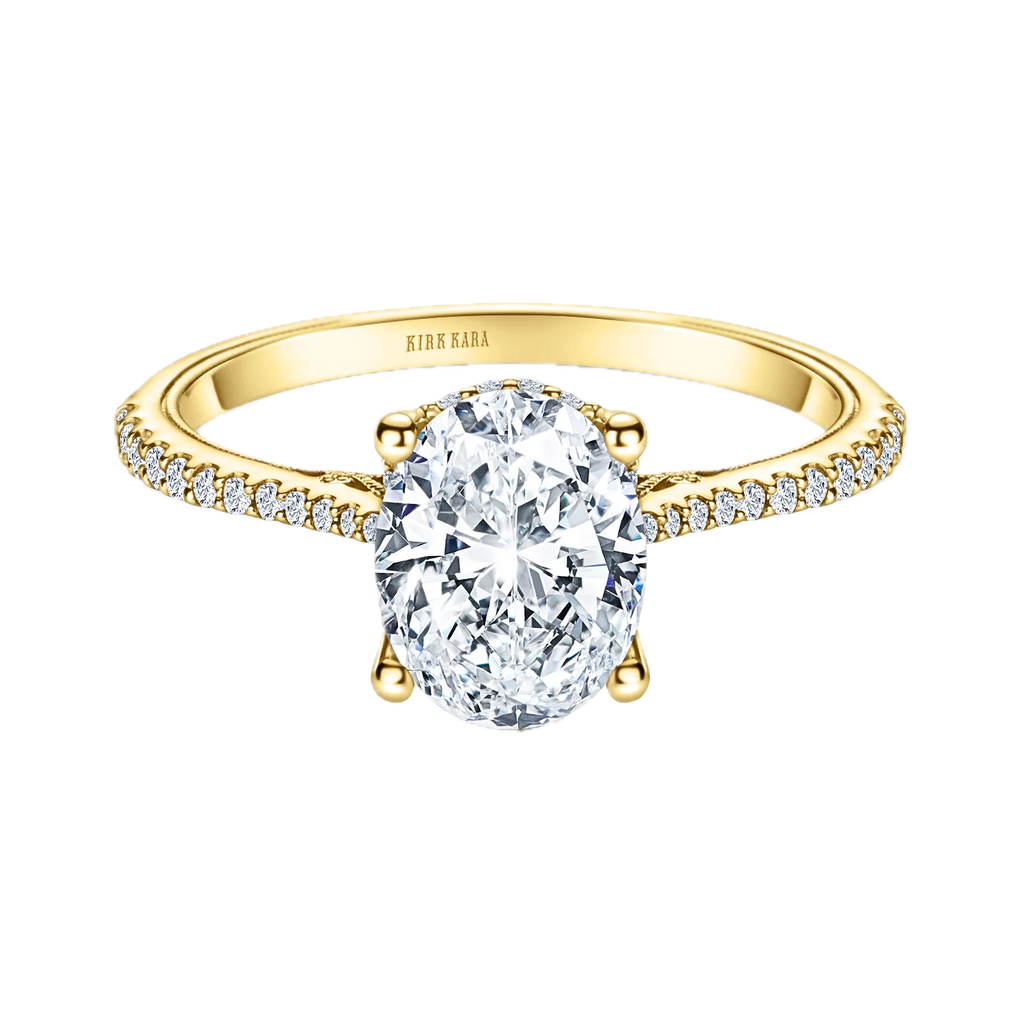 Hidden Halo Classic Solitaire Diamond Mounting