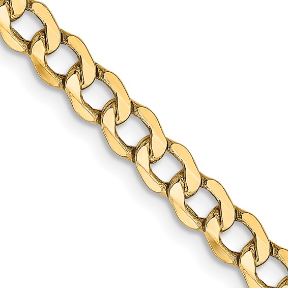 4.3mm Semi-Solid Curb Chain