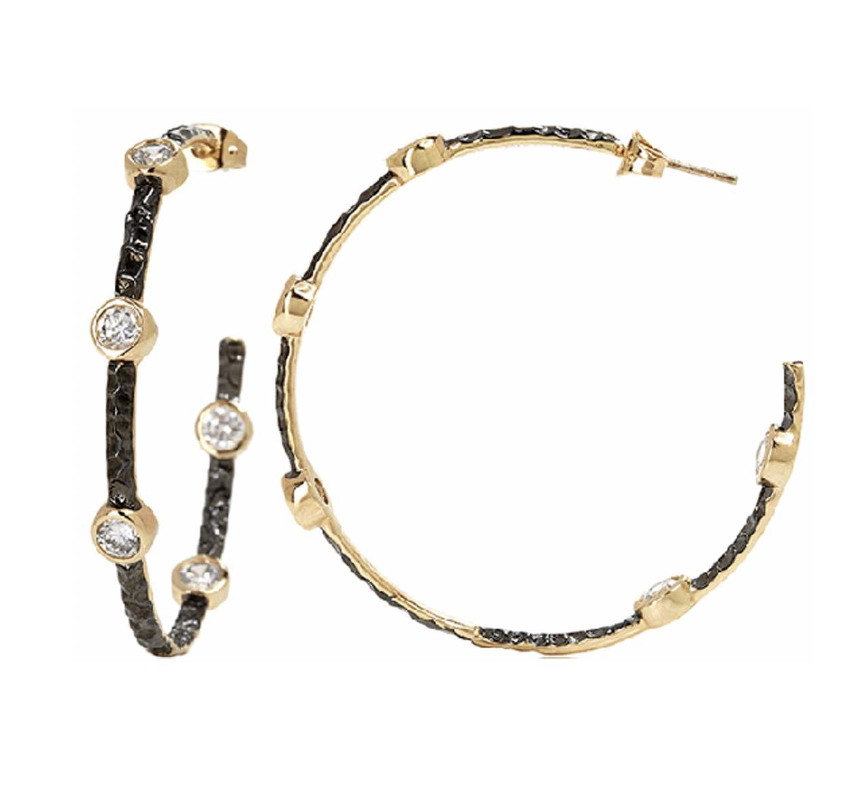 Starry Night Hoop Earrings