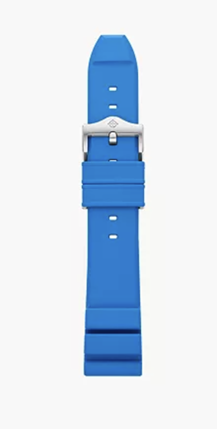 Pro-Diver 20mm Blue Rubber Strap