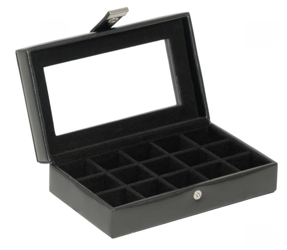 Heritage 15 Piece Cufflink Box