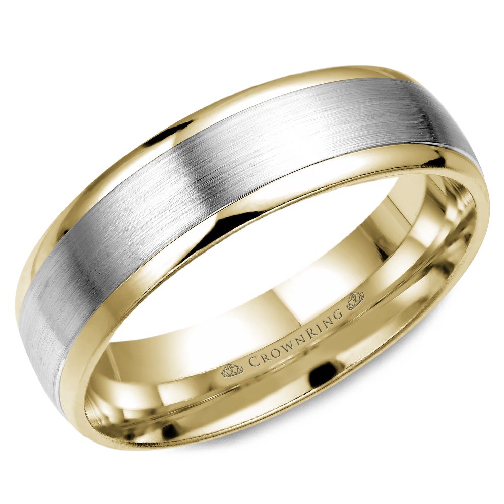 Circa 1477 Two Tone Mens Wedding Band