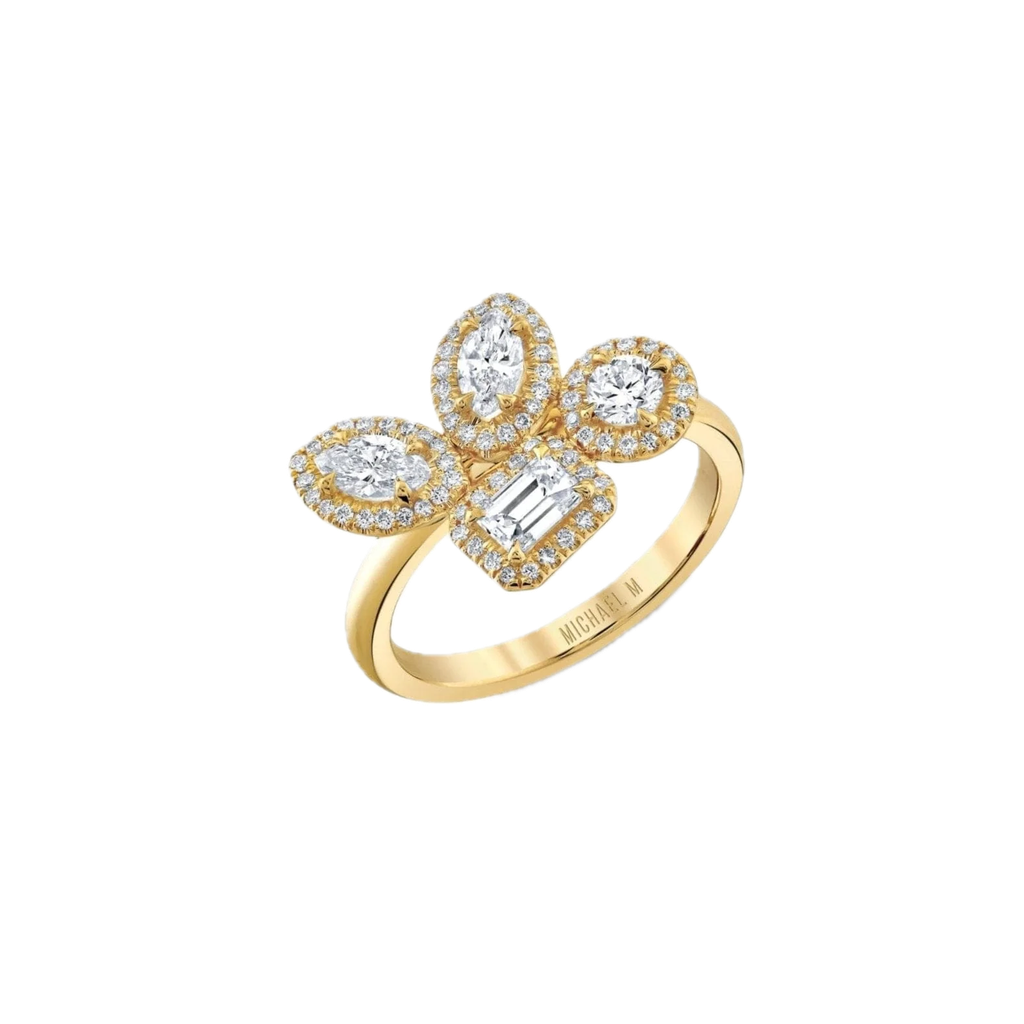 Montage Cluster Halo Ring