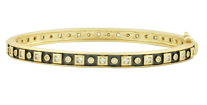 Windows of the City Hinge Bangle