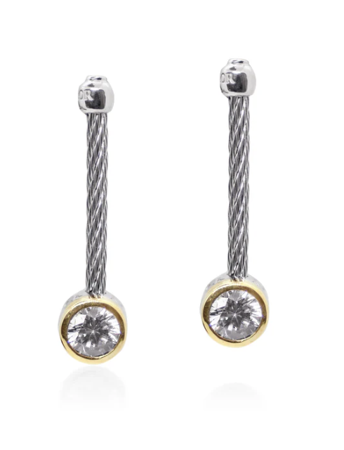 Day Diamonds Round Drop Earrings