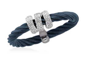 Single Halo Band Ring