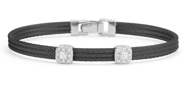 Double Square Classic Stackable Bracelet