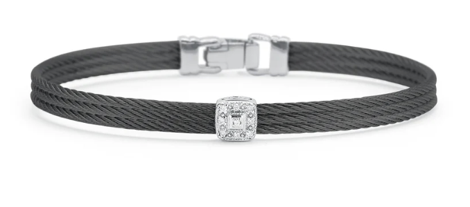 Single Square Classic Stackable Bracelet