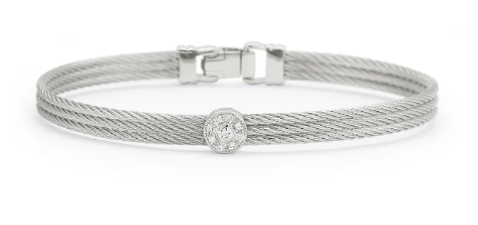 Single Round Classic Stackable Bracelet