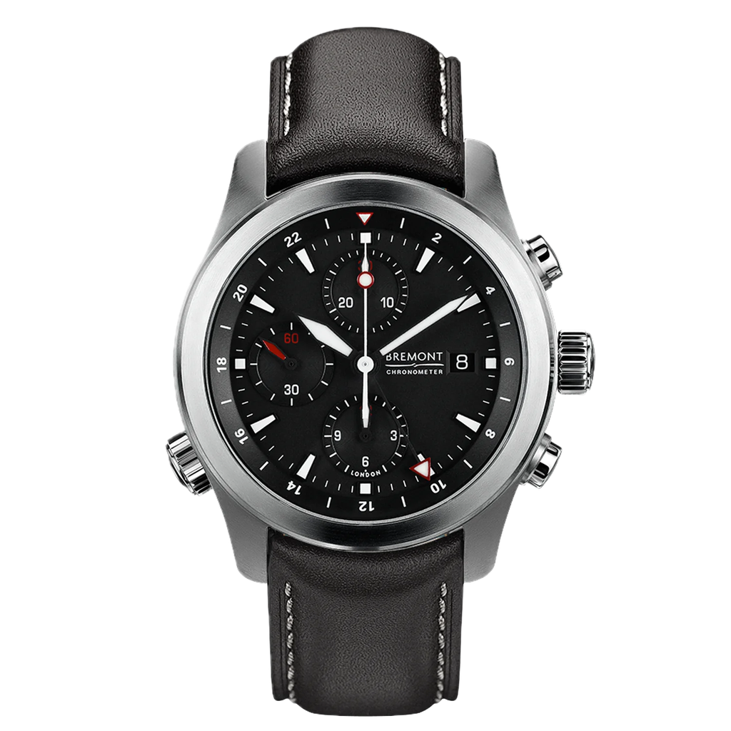 Bremont Alt1-Zt Chrono Black Dial Black Leather Strap