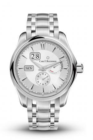 Carl F. Bucherer Manero Power Reserve Silver Dial On Bracelet