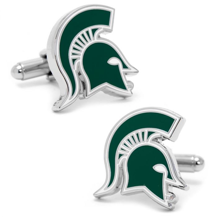 Michigan State Spartan Cufflinks