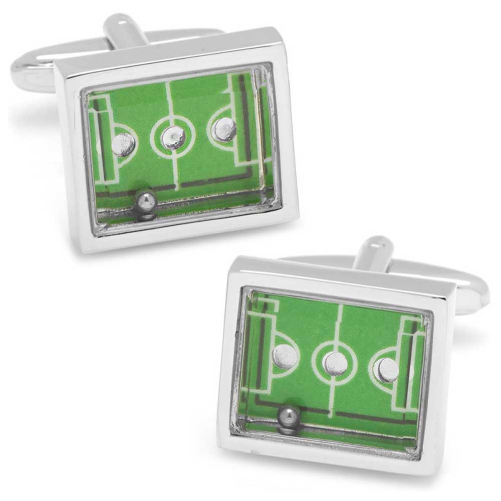 Functional Soccer Field Cufflinks