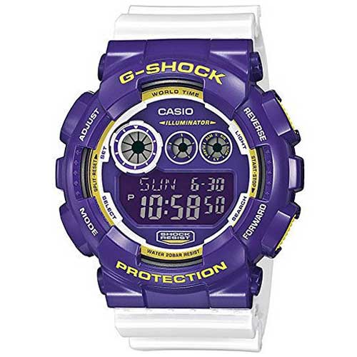 G-Shock Ltd Crazy Color Wht/Purple/Yellow Digital