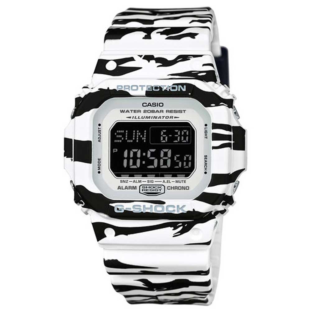 G-Shock Ltd Tiger Camo Black/White Digital