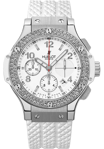 Hublot Big Bang Stainless Steel White Diamonds 41m Chronograph
