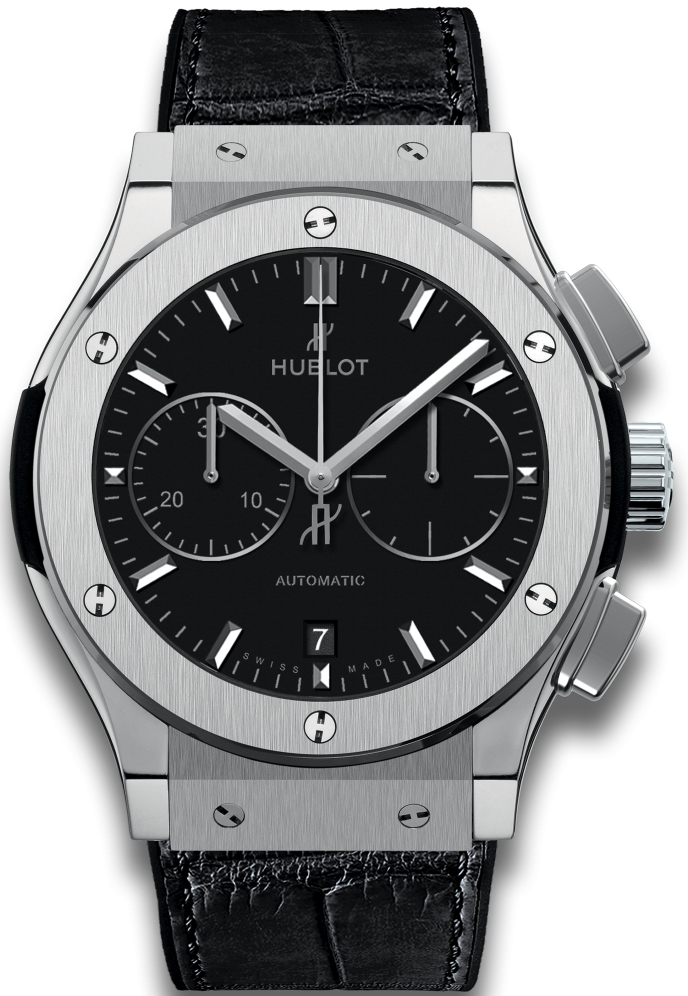 Hublot Classic Fusion 45m Chrono In Titanium Case
