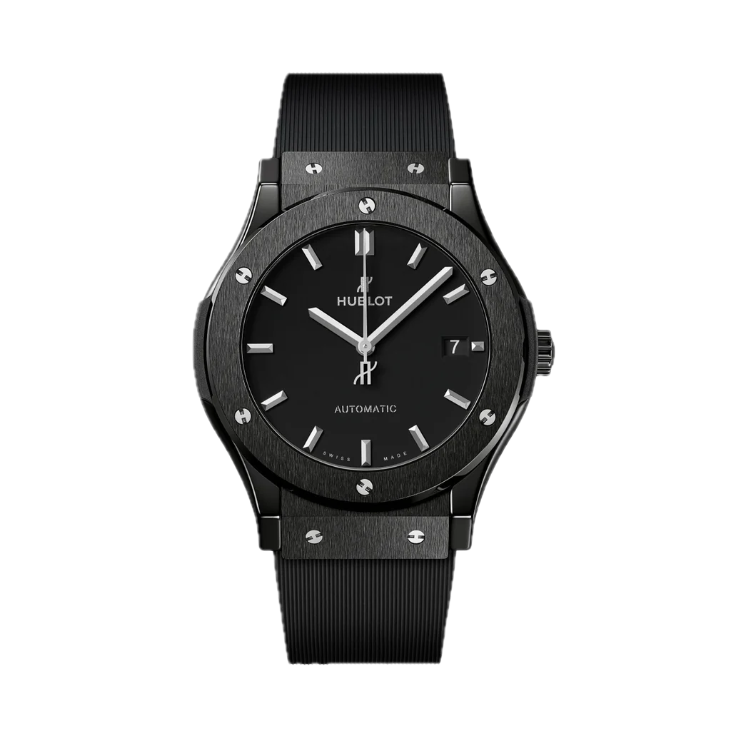 Hublot Classic Fusion 45m Auto Black Ceraminc Case & Bezel