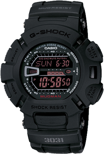 G-Shock Mudman Black Digital