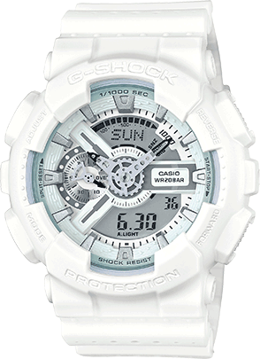 G-Shock Ana-Digital 3d Perforated Matt White