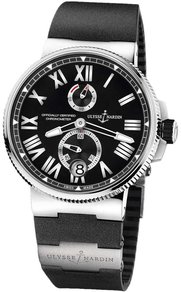 Ulysse Nardin Marine Chronometer Manufature Black Dial On Black Str
