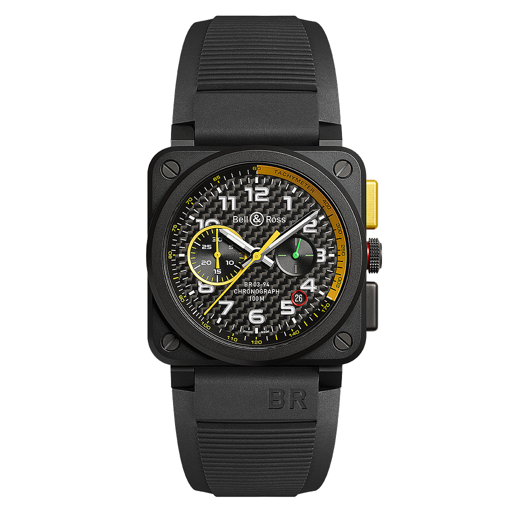 Bell & Ross Br03-94-Rs17 Chronograph W/Carbon Fiber Dial 399/500