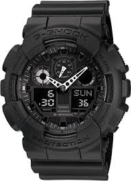 G-Shock Big Case Ana-Digi Resin Black & Black Reverse Lcd